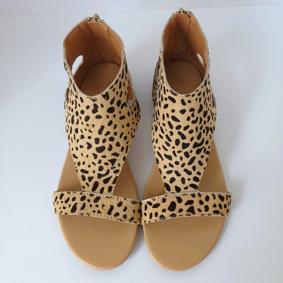 Corkys Shoes - NWOT Boutique Corkys Jayde Women's Gladiator Sandal Shoes Animal Print Cheetah 8